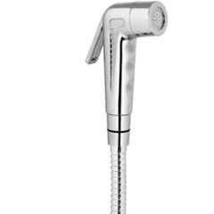 Senkiddpro ABS Chrome Finish Wall Mounted Health Faucet with Stainless Steel Pipe & Hook
