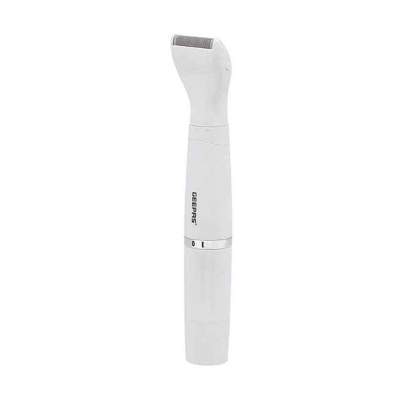 Geepas 26cm White 4-In-1 Rechargeable Grooming Set, GLS86058