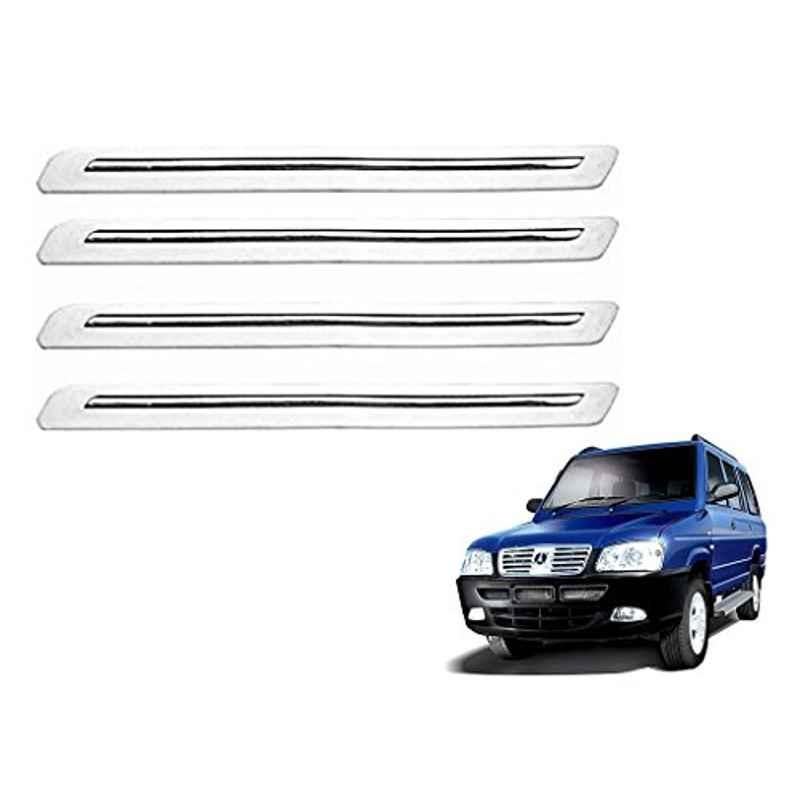 Kozdiko 4 Pcs White Car Bumper Protector Set for Hyundai Accent