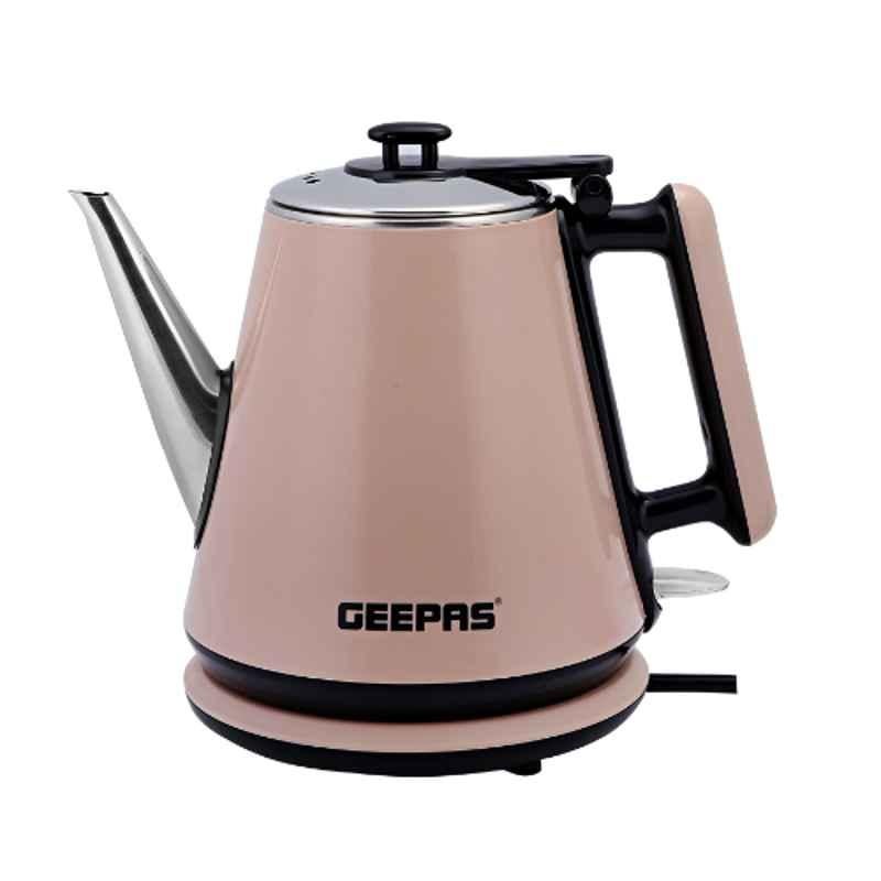 Geepas 1.2L Stainless Steel Double Layer Electric Kettle, GK38012