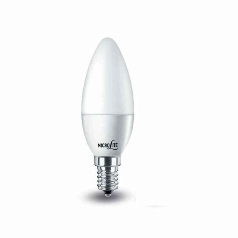 Microlite 6W E14 6500K LED Candle Lamp, M-CL6W-DE14