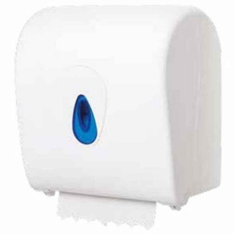 Intercare Compact Towel Roll Dispenser, Plastic, Auto Cut, White
