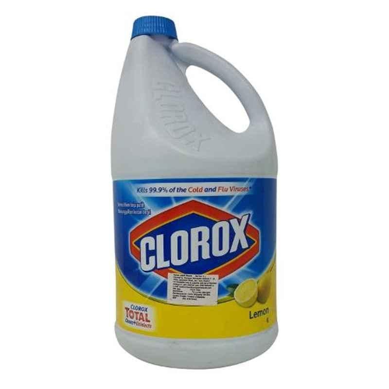 Clorox 4L Lemon Total Cleans & Disinfects Liquid Bleach