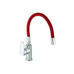 10X SM-8944 Brass Red Single Lever Sink Mixer with Swivel Spout