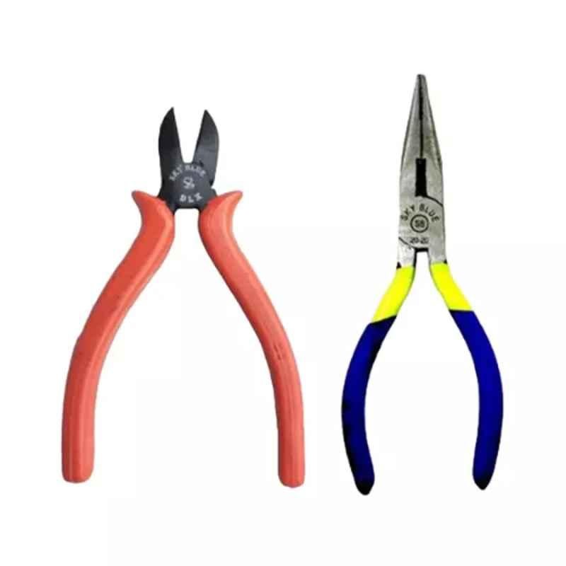 Sky Blue 2 Pcs 7.8 inch Diagonal Plier Combo, SBE_PLIER_COMBOS_COMBO_876