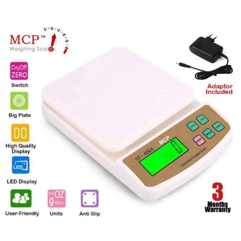 MCP SF-400A 10kg ABS Digital Multi Purpose Kitchen Weighing Scale