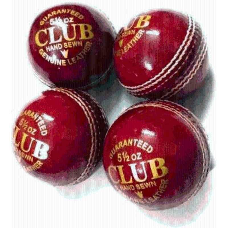 Jojomart CLUB SET of 3 CRICKET LEATHER BALL Cricket Leather Ball (Standard) (Pack of 3) Red)
