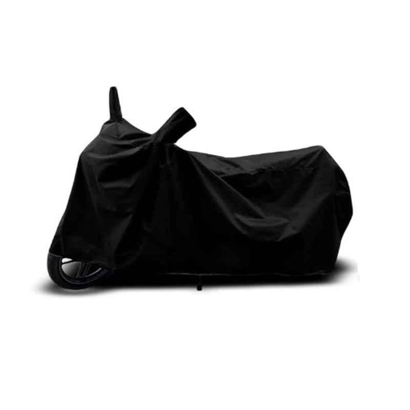 POLYMAXX Polyester Black Waterproof Bike Body Cover with Carry Bag for Star Euro, BLACK100BIKE-6-200