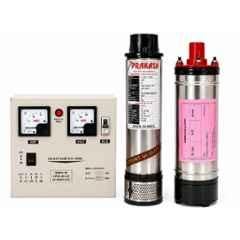Balaji Prakash 1.5HP 10 Stage Single Phase Pure Copper Water Filled Submersible Pump with Control Panel