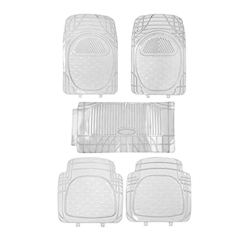 Kozdiko Rubber & PVC 6205 Clear Car Foot Mat Set for Honda Mobilio