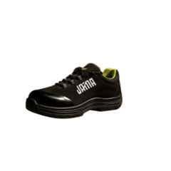 Jama Omaha Leather Double Density PU Sole Steel Toe Green & Black Safety Shoes, JB-182, Size: 10