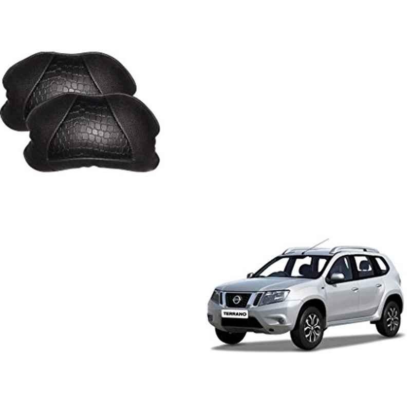 Kozdiko 2 Pcs Memory Foam Black Neck Rest Cushion Pillow Set for Nissan Terrano