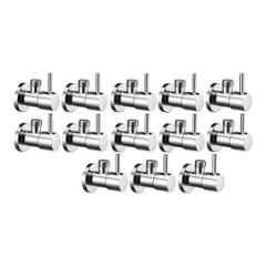 Fastgear Turbo Stainless Steel Silver Chrome Finish Angle Valve, FG2495 (Pack of 13)