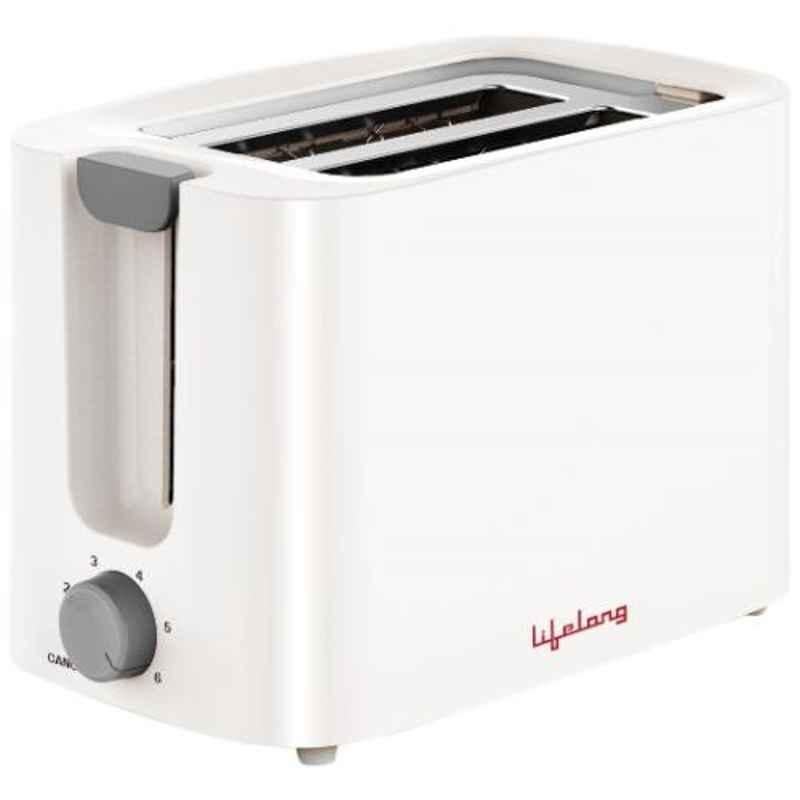 Lifelong 800W White Pop-Up Toaster, LLPT09