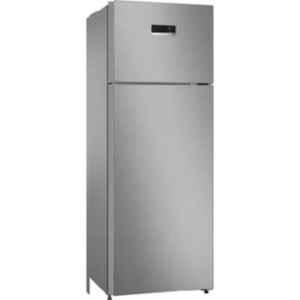 Bosch 269 Litre 3 Star Frost Free Sparkly Steel Double Door Refrigerator, CTC29S031I