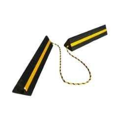 Zephyr Rubber Black Wheel Chocks for Aircrafts, ZRWC05 ( Pack of 2)