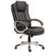 Caddy PU Leatherette Black Adjustable Office Chair with Back Support, DM 922