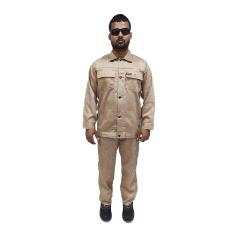 Armour Production Twill Khaki 2Pc Pant & Shirt, Size: M