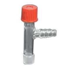Glassco 14/10 Boro 3.3 Glass Thermometer Adapter with Hose Connection, 056.468.01