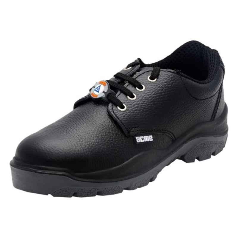 Acme AP-22 Storm Steel Toe Low Ankle Black Safety Shoes, Size: 9