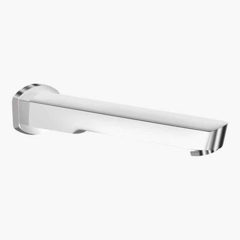 Kerovit Orion Silver Chrome Finish Bath Tub Spout with Flange, KB611016