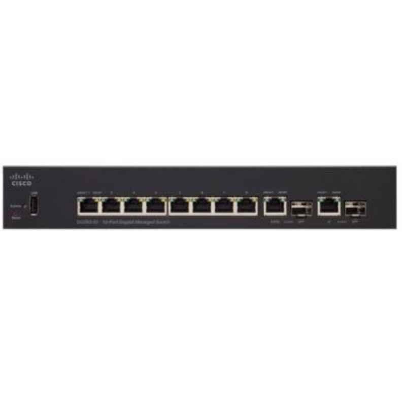 Cisco SG35010 10 Gigabit Ethernet Ports Managed Switches, SG35010K9UK