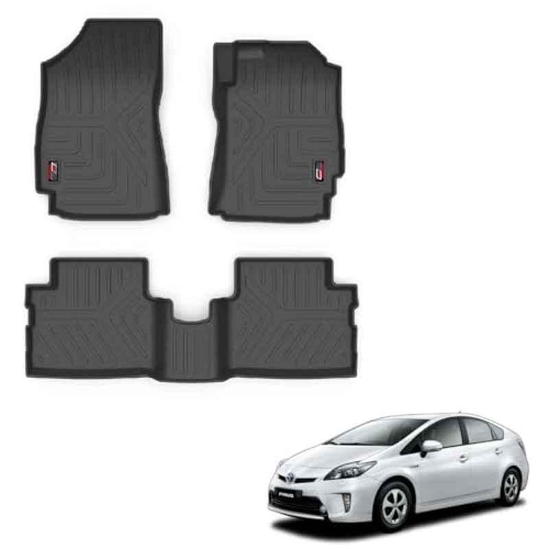 Kozdiko Thermoplastic Polyolefins 3D Life Long Car Floor Mat Set for Toyota Prius
