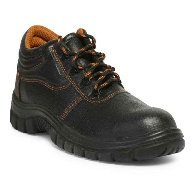 Safari Pro A-732 Black Steel Toe Work Safety Shoes, Size: 10