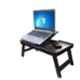 Table Mate 15x25x20cm Wooden Brown Portable Laptop Table, WL40002TM