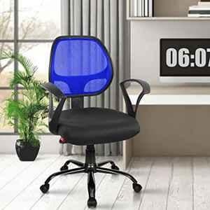 Rose Hippo Mesh Blue Medium Blue & Back Revolving Ergonomic Office Chair