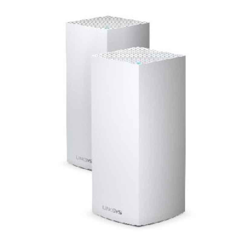 Linksys Velop 600+1200+2400Mbps Wi-Fi6 Tri-band Whole Home Mesh Router, MX8400-ME (Pack of 2)