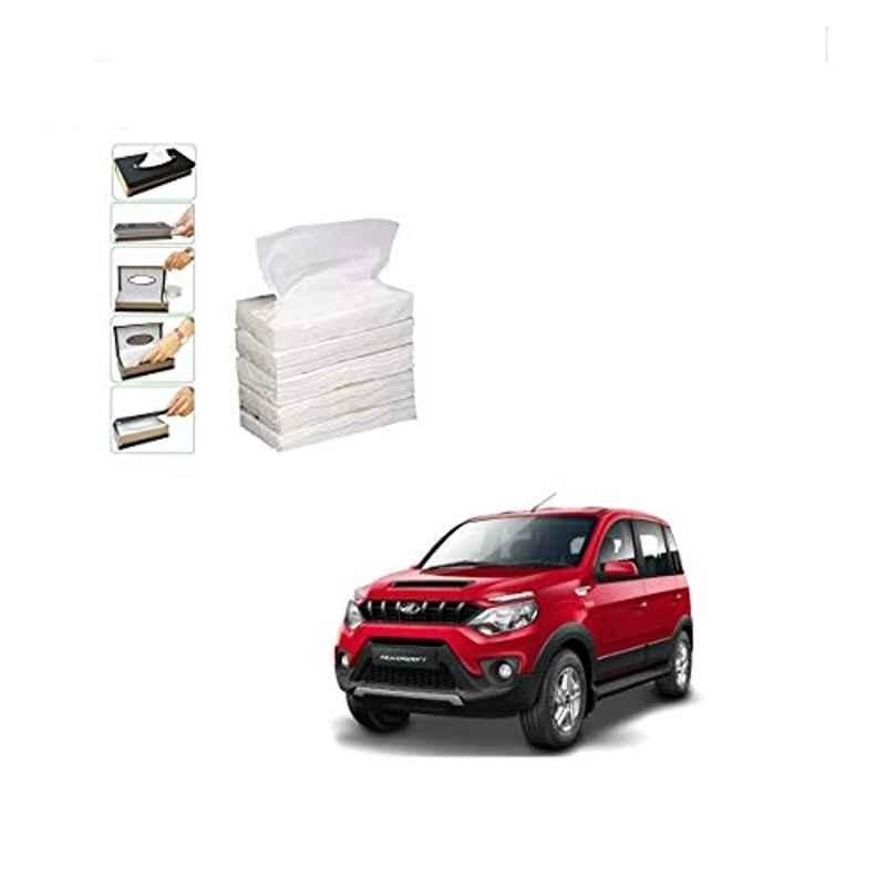 Kozdiko 100 Pulls Dispenser Box Refiller Tissue Paper with 200 Sheets for Mahindra NuvoSport (Pack of 5)