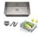 Renvox 24x18x9cm Stainless Steel Glossy Finish Hand Made Kitchen Sink