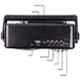 iBELL FM730BT 3 Band Black Portable Bluetooth FM Radio