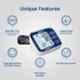 Medtech BP11 Portable Automatic Digital Blood Pressure Monitor Machine with Backlight