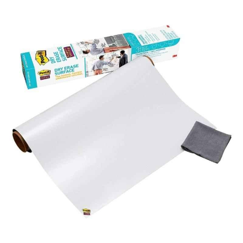 3M Post-it 60x90cm White Dry Erase Surface Magic-Chart with cloth