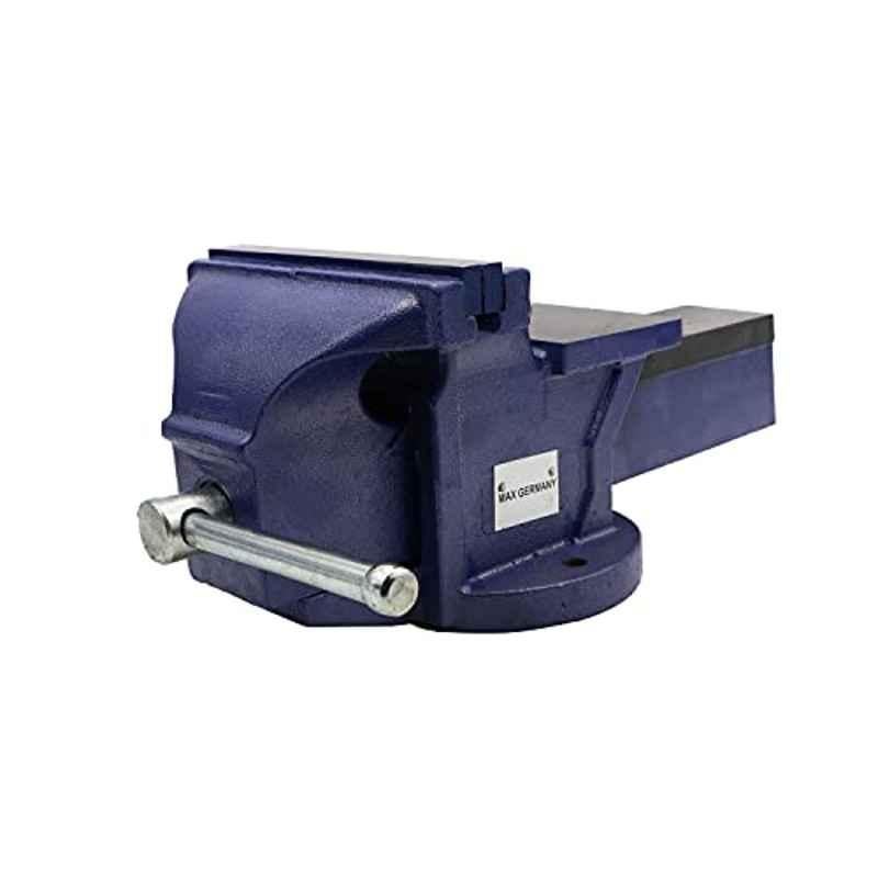 Max Germany 4 inch Alloy Steel Blue Bench Vise, 416-04