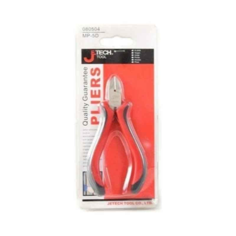Jetech 12cm Metal Red Mini Diagonal Plier, 80306