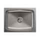 Carysil Elegance Single Bowl Stainless Steel Matt Finish Kitchen Sink, Size: 24x18x10 inch