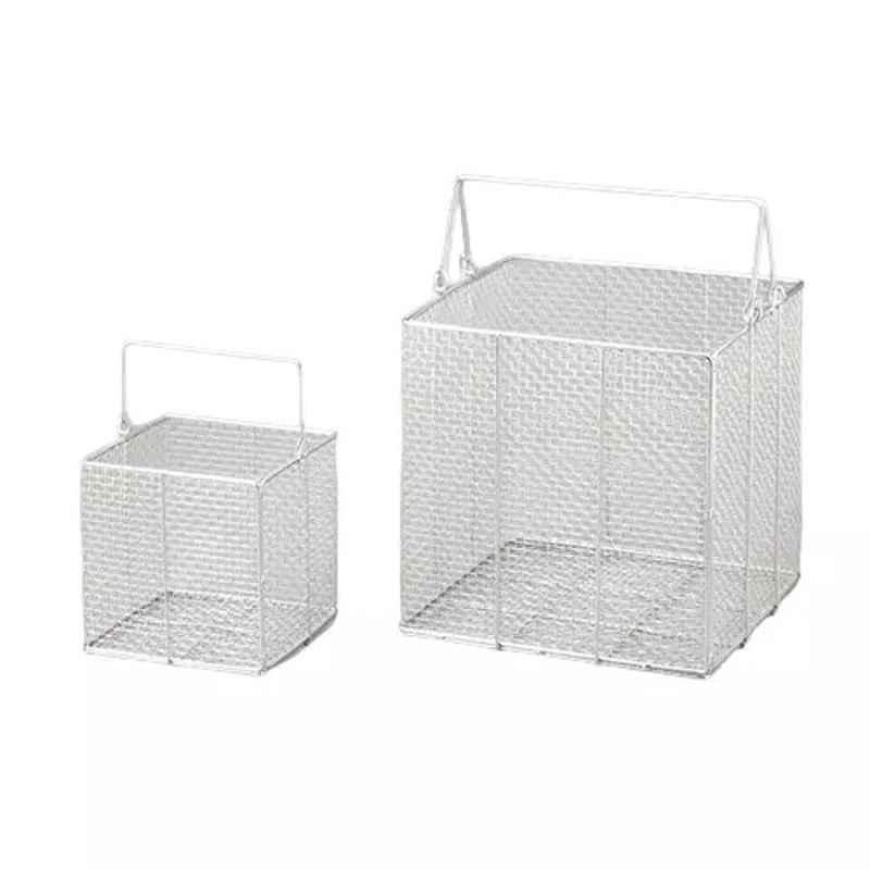 Lab Plus Stainless Steel Square Washing Basket 150Wx150D mm, LP-6672