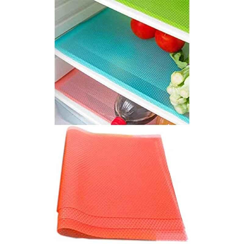 Rubik 45x29cm Ethylene Vinyl Acetate Pink Fridge Mat (Pack of 4)