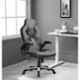 Modern India Seating Leatherette Black & Grey High Back Gaming Chair, MISG17