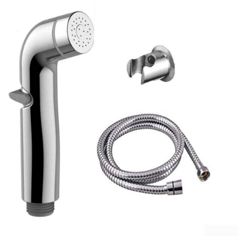 Zesta Up & Down ABS Chrome Finish Health Faucet with 1.5m Flexible Chain Tube