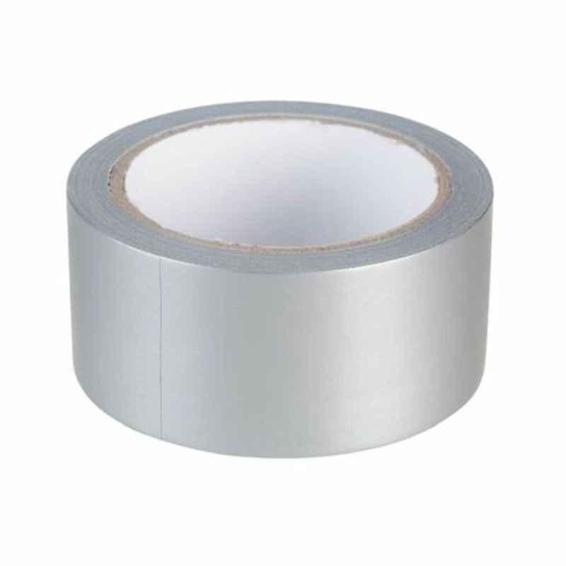Cloth Tape, 48 mmx25 m, Polyethylene, Silver