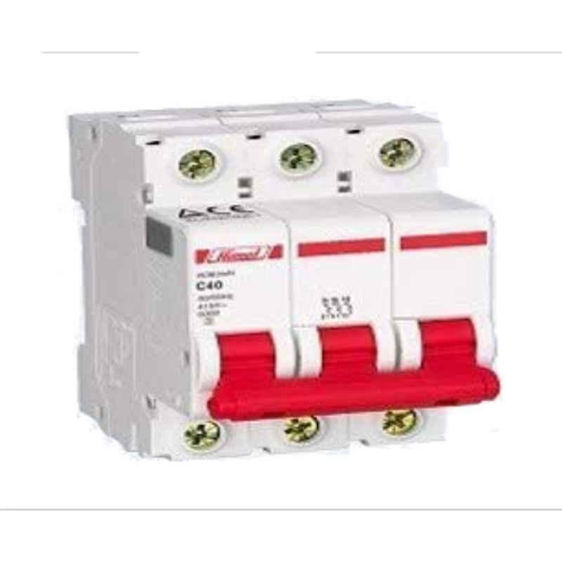 Himel 25A 3P 6kA 50 Degree Type C Circuit Breaker, HDB3W