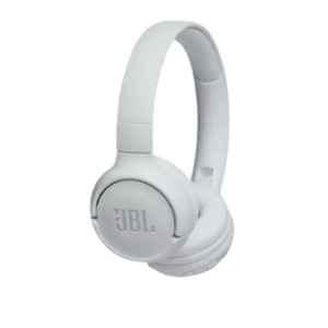 JBL Tune 500BT White Wireless On Ear Headphone, JBLT500BTWHT