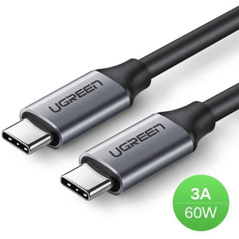 UGREEN 1.5m 3A Grey USB3.1 Type C to C PD Cable, US161-50751