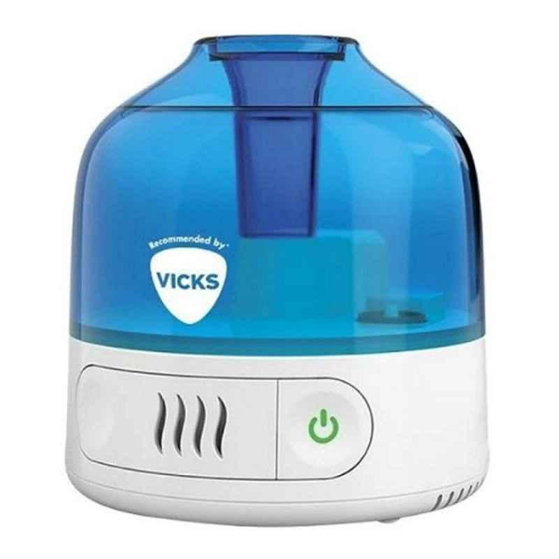 Vicks 0.5 Liter Blue Ultrasonic Cool Mist Personal Humidifier, VUL505E1V1