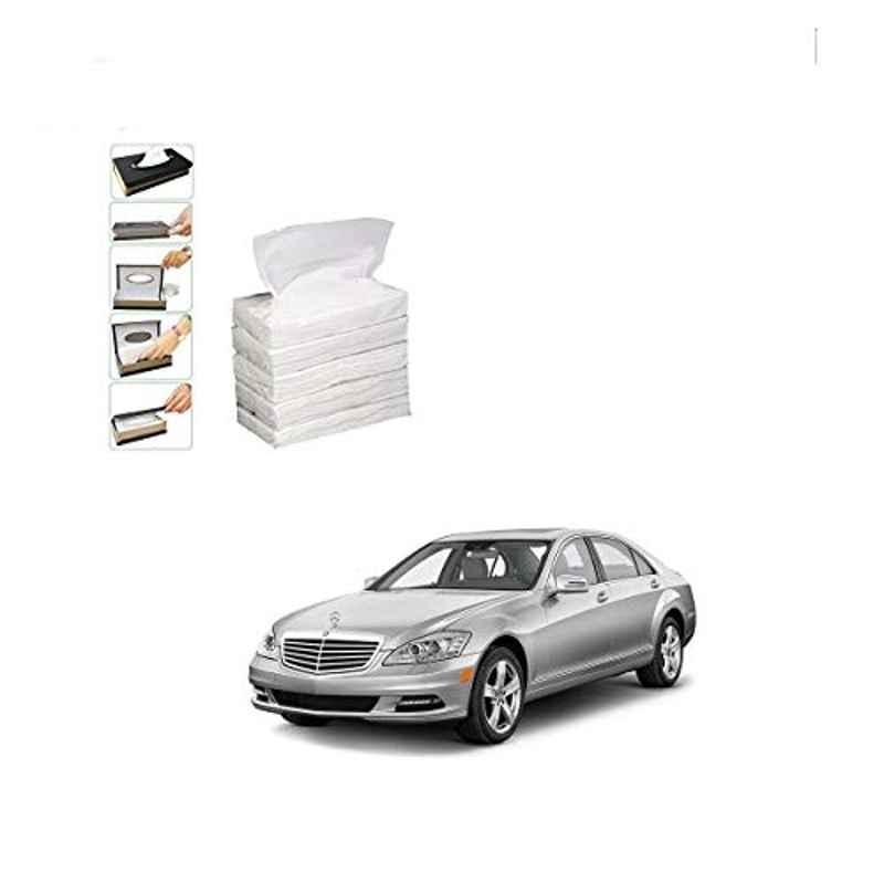 Kozdiko 100 Pulls Dispenser Box Refiller Tissue Paper with 200 Sheets for Mercedes Benz S-Class (Pack of 5)