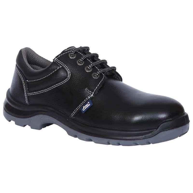 Allen Cooper AC-1275 Antistatic Steel Toe Black Work Safety Shoes, Size: 6